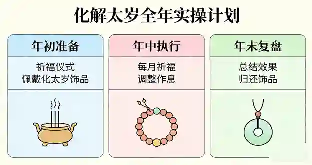 化解太岁全年实操计划流程图